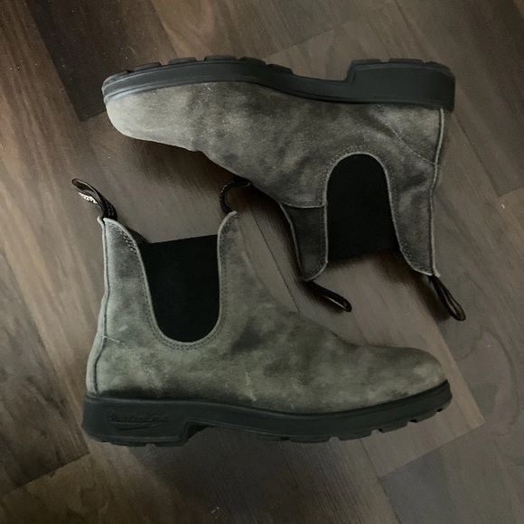 Blundstone Women's Classic Chelsea Boots Charcoal Grey Leather AU 6.5 US - Picture 7 of 15